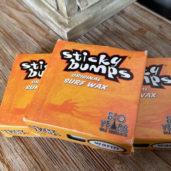 STICKY BUMPS WARM BAR Surfboard Wax 3 Pack Surf Beach - Picture 4 of 5